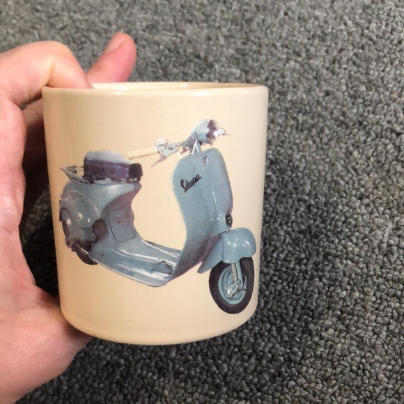 1953 Primavera Vespa 125 Mini Espresso Coffee Mug Retro - Picture 7 of 9